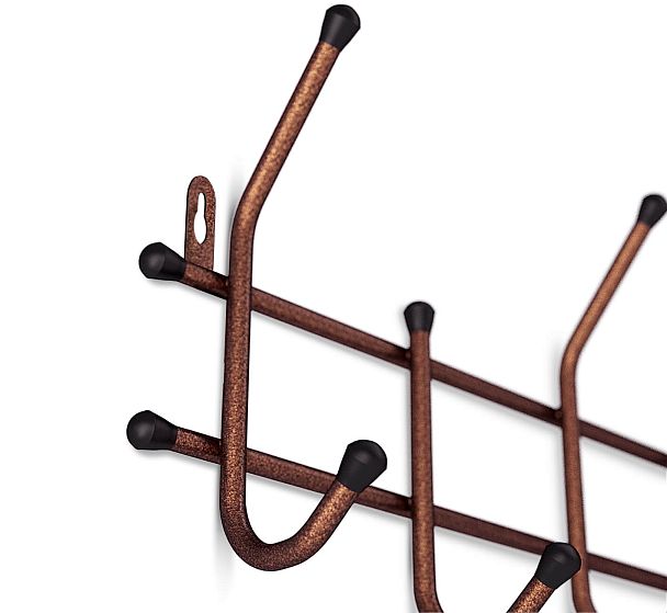 Вешалка Sheffilton Стандарт 2/5 медный/черный - Вид 3