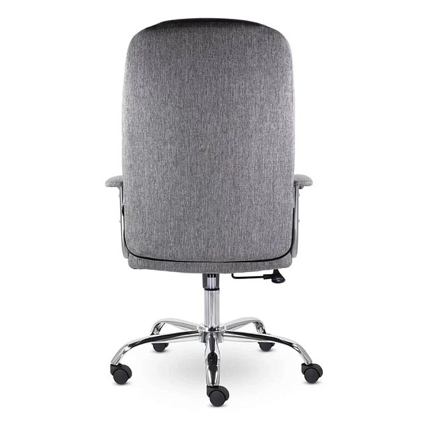 Кресло офисное "Бостон", CH-277, хром, ткань, серый (M-02) - Вид 6