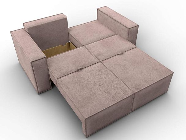 Диван прямой Куба мини Велюр бежевый - Вид 9