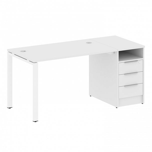 Рабочая станция "Metal System" БП.РС-СТП -1.2 белый - Вид 1