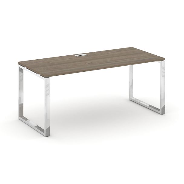 Style Project Direct Lux Стол письменный M-SN-6O.SR-016.M Вяз Благородный/Нержавеющая Сталь/Хром 1980*700*750 - Вид 1