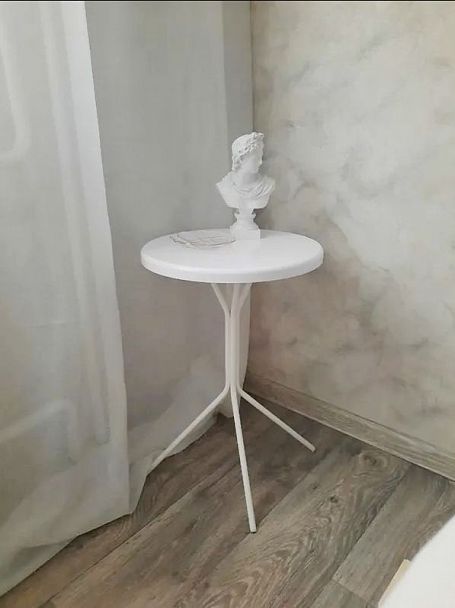 Столик кофейный Sheffilton SHT-CT12-1 белый муар/глянец.белый - Вид 3