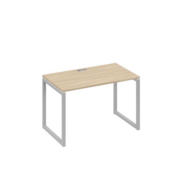 Стол письменный на металлокаркасе QUATTRO A4 А4 Б4 013 БП дуб скандинавский / металлокаркас серый - Вид 1