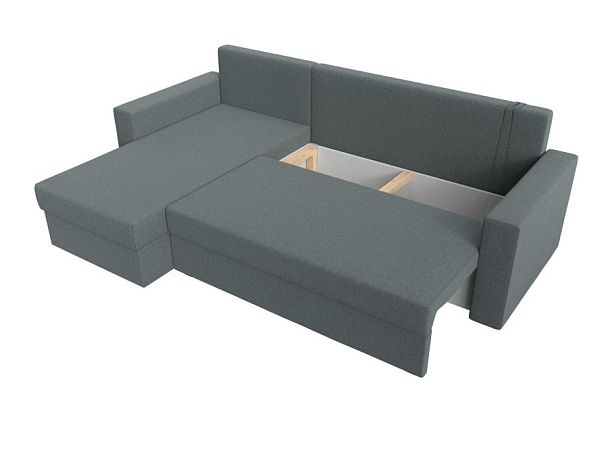 Диван угловой Траумберг Лайт левый угол Рогожка серый - Вид 7