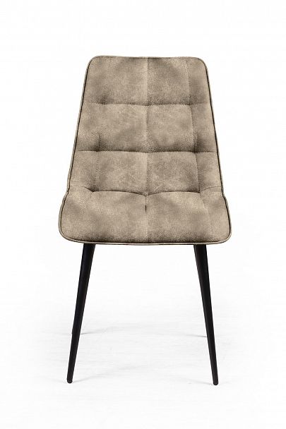 Стул UNO soft, замша silver / чёрный конус - Вид 2