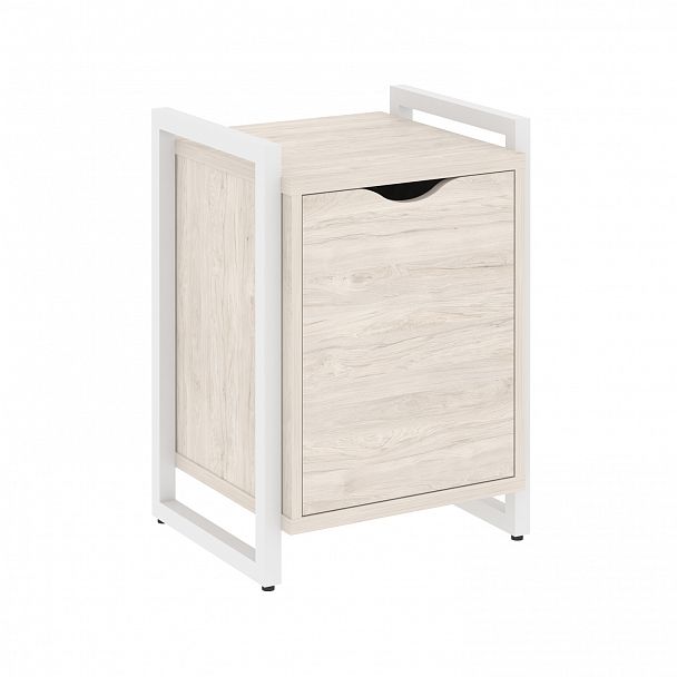 Тумба на опорах "Loft" VR.L-T2.O денвер светлый/белый - Вид 1