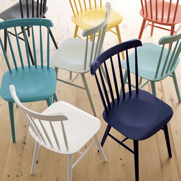 Стул Такер, золото деревянный - Вид 3