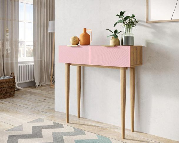 Консоль с двумя ящиками Line LN16/GR1/pink - Вид 3