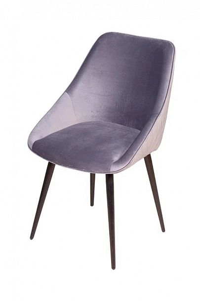 Стул Neo ромб, бархат светло-серый 26/опора конус - Вид 6