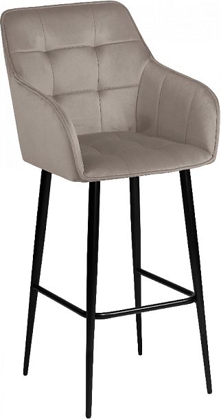 Комплект барных поворотных кресел Мони К, Confetti smoke/черный, 2 шт. - Вид 4