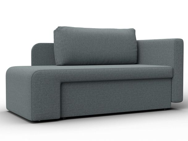 Кушетка Лига-097 Рогожка серый - Вид 1