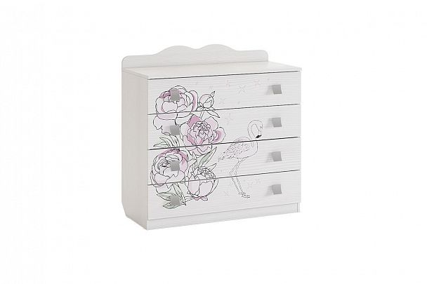 Фэнтези Комод MDF-06.1747 белый рамух - Вид 1