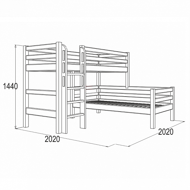 Кровать "Омега 14" №7 - Вид 2