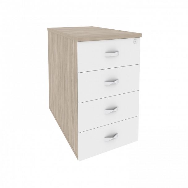 Тумба "Onix" O.TPO-1.7 дуб аттик/белый - Вид 1