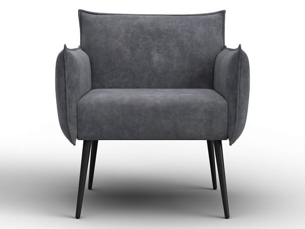 Кресло Лига-083 Велюр серый - Вид 2