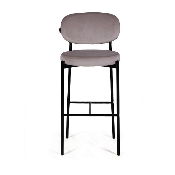 Стул барный Mason, бархат светло-серый 26 - Вид 3