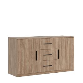 Креденция с ящиками, древесный Asti 135x45x74,2 дуб урбан - Фото предпросмотра
