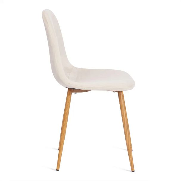 Стул Бриз/Breeze (мод.4724), Велюр/металл, Light beige (светло-бежевый) HLR1 / натуральный - Вид 2