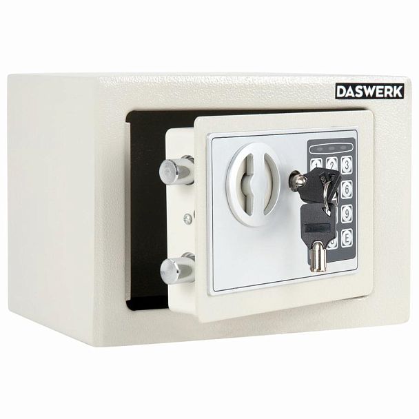 Сейф мебельный DASWERK SC-170EL (170х230х170 мм), электронный замок, бежевый, 291340 - Вид 2