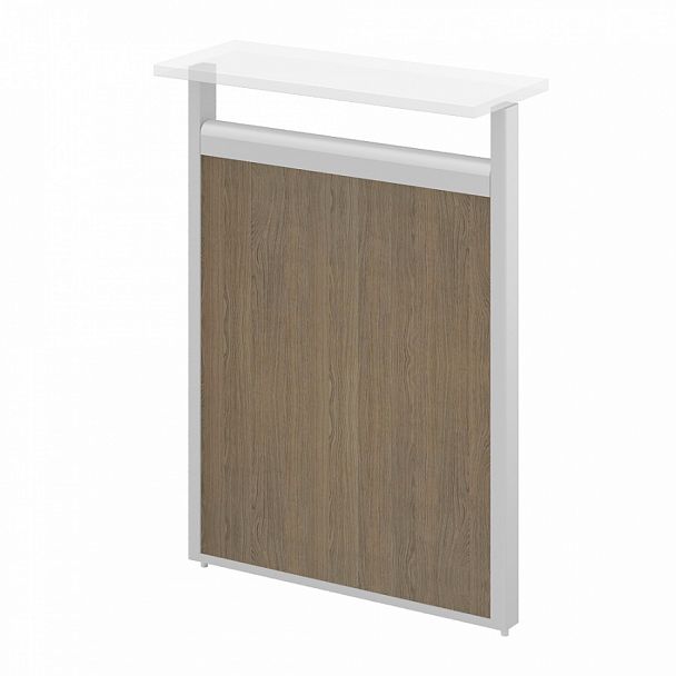 Модуль сплошной "Логика-ресепшн" ПК-ЛГР-МДС112х44Д-В1-299 дуб шамони - Вид 1