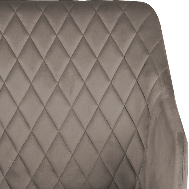 Барное поворотное кресло Барли К, Confetti mocco/черный - Вид 8