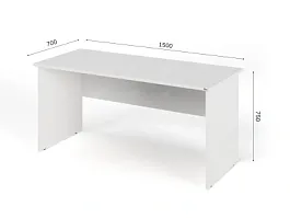 UNITY PС7-18 БЕЛЫЙ Офисный стол прямоугольный Прямой 1800х700х750 - Фото предпросмотра
