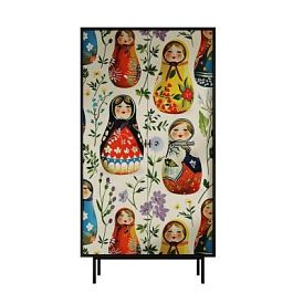 Шкаф двухдверный Emerson Матрешки арт EM091/Art04 - Фото предпросмотра