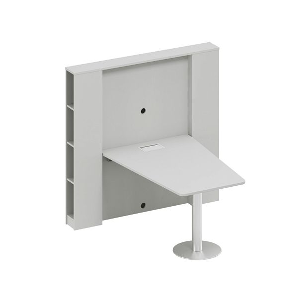 Стол для переговоров откидной A4 А4 9101 БП серый - Вид 1