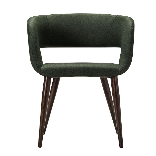 Кресло Hugs тёмно-зеленый/т.орех - Вид 3