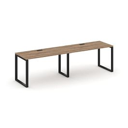 Стайл Проджект Рабочая станция 1 сторон. SN-6O.ORS-001 Дуб Табак/Металл Черный 1960*600*750 - Фото предпросмотра