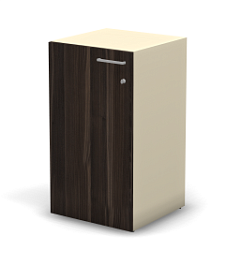 RAC045 ACCORD Шкаф низкий, с замком левый 451х448х814 Дуб Термо/Кашемир - Фото предпросмотра