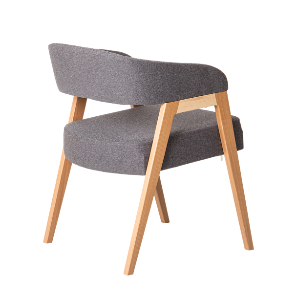 Стул Ricco, рогожка Solta Ground, ножки бук под лак - Вид 8