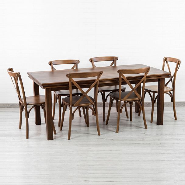 Стол обеденный Версаль бук, старинный орех - Вид 5