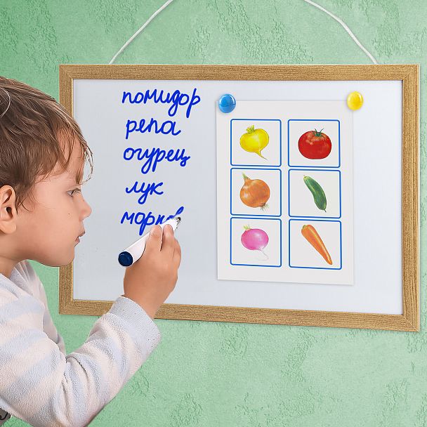 Доска магнитно-маркерная А3, 342х484 мм, ГАРАНТИЯ 10 ЛЕТ, BRAUBERG, 231994 - Вид 4