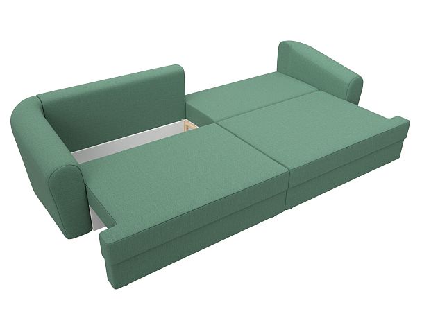 Диван прямой Милтон Рогожка зеленый - Вид 9