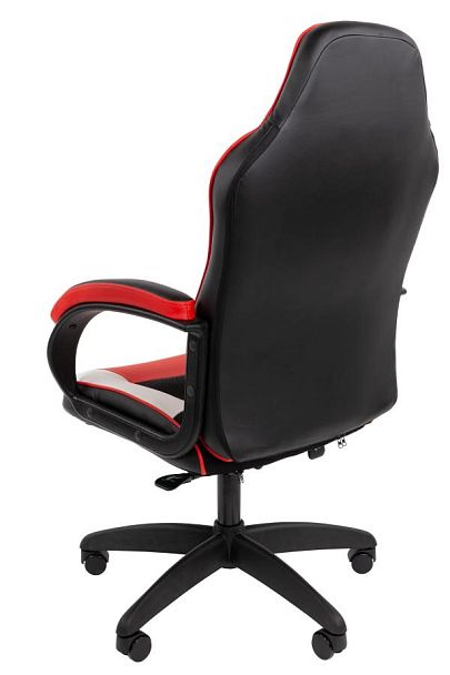 Кресло Chairman game 17 Россия экокожа черный/красный/белый - Вид 6