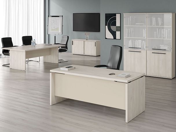 Стол для переговоров New Line 220x120x75 дуб шамони темный - Вид 13