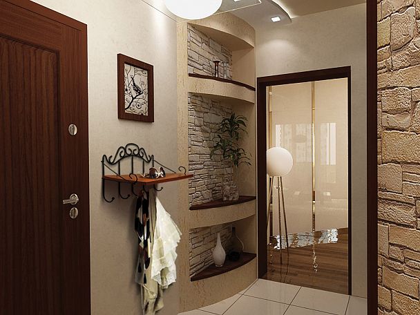 Полка Sheffilton Грация 669 черный/орех - Вид 3