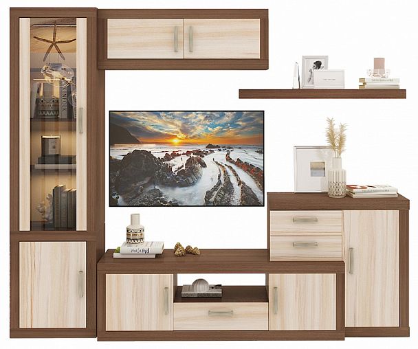 Стенка-горка Toivo ТОЙ-ГСТ 12 Карамель/Шамони - Вид 1