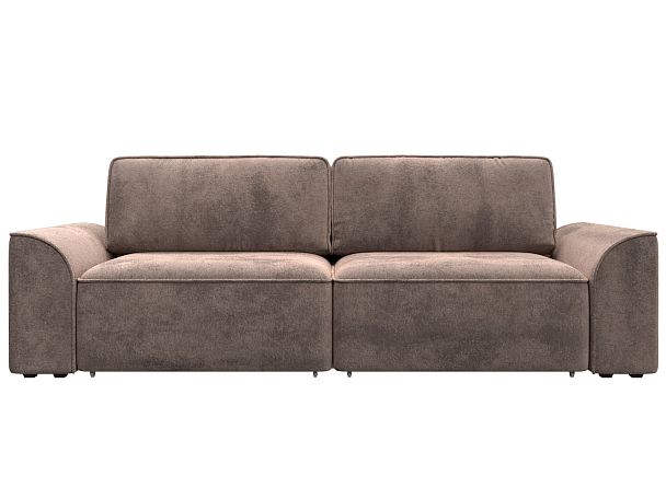 Диван прямой Лига-048 НПБ Велюр бежевый - Вид 2