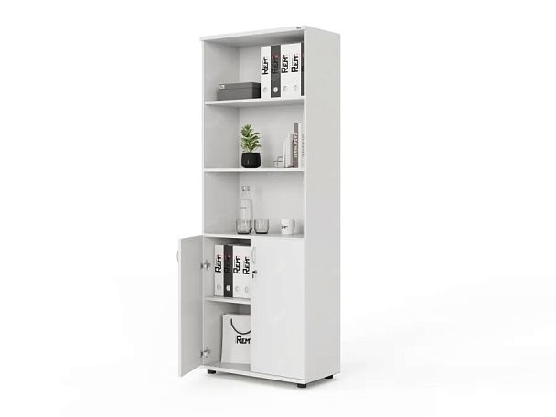 ЛАЙТ / LIGHT RLG037-70x35 Шкаф комбинированный 70x35x183 Белый - Вид 4