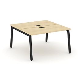 Стайл Проджект Рабочая станция 2-х сторон. SN-5A.DRS-011 Акация Лорка/Металл Черный 980*1432*750 - Фото предпросмотра