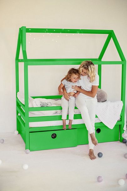 Кровать Дрима Box, зеленый - Вид 9