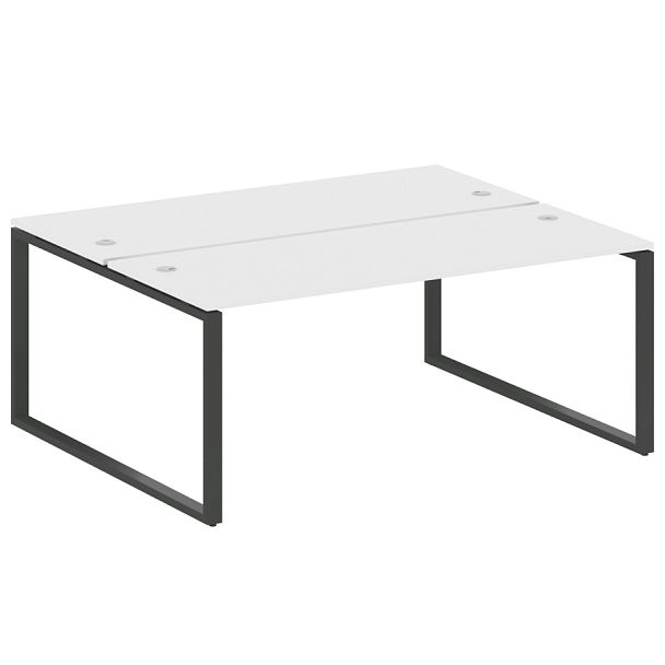 Metal System Р. ст. на О-образном м/к БО.РАС-СП-2.5 Белый/Антрацит металл 1800*1475*750 - Вид 1