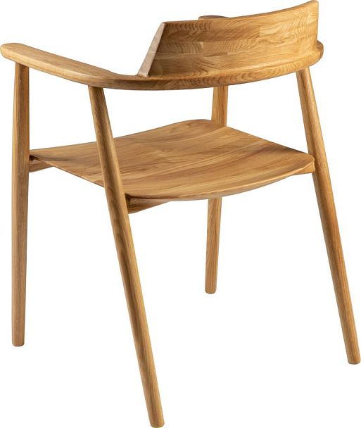 Кресло деревянное из массива дуба Сэн Дуб светлый - Вид 6