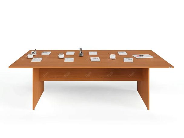 UNITY PОКС-12/24 ВИШНЯ Конференц стол прямоугольный Универсальный 2400х1200х750 - Вид 1