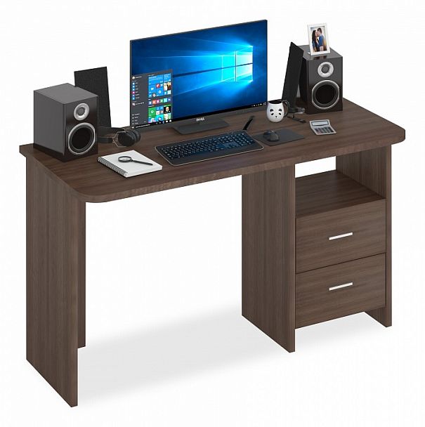 Стол письменный Домино Lite СКЛ-Прям130Р Шамони - Вид 1