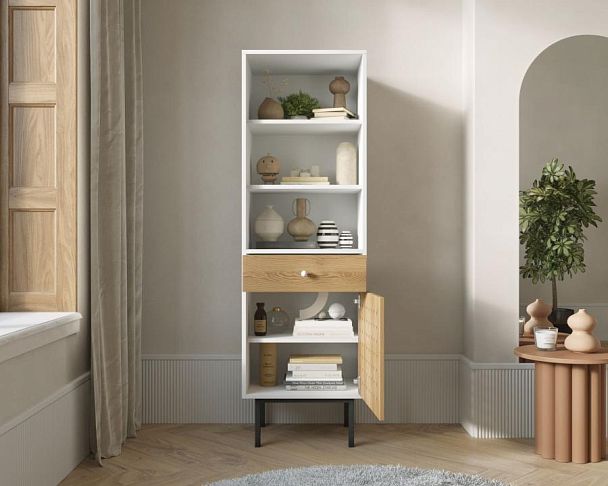 Стеллаж с ящиком и дверкой KOTO арт KT23 - Вид 2