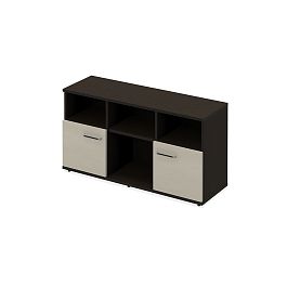 Тумба приставная "София"  ПК-СФЯ-ТМП110Х35ДБ2/ПП/35-В1-268 дуб ферраре+клен - Фото предпросмотра