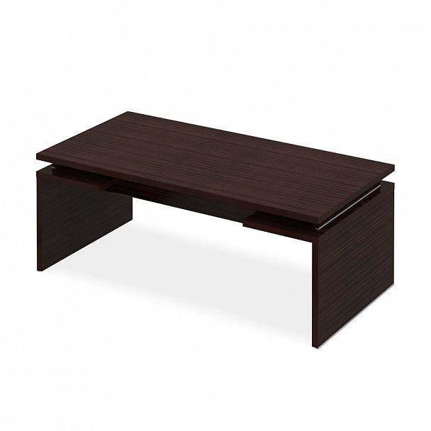 Стол руководителя "Дипломат" ПК-ДП-СТ200х100/Д-В1-134 венге - Вид 1